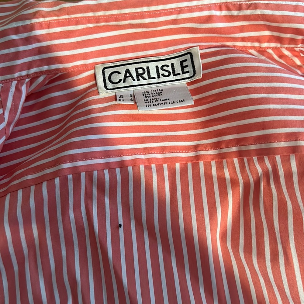 Carlisle striped collar shirt